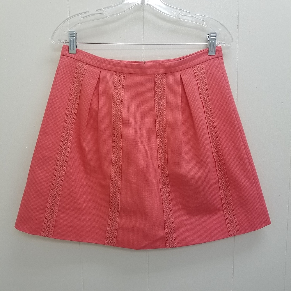 J. Crew Lace Stripe A-Line Skirt Style A2660